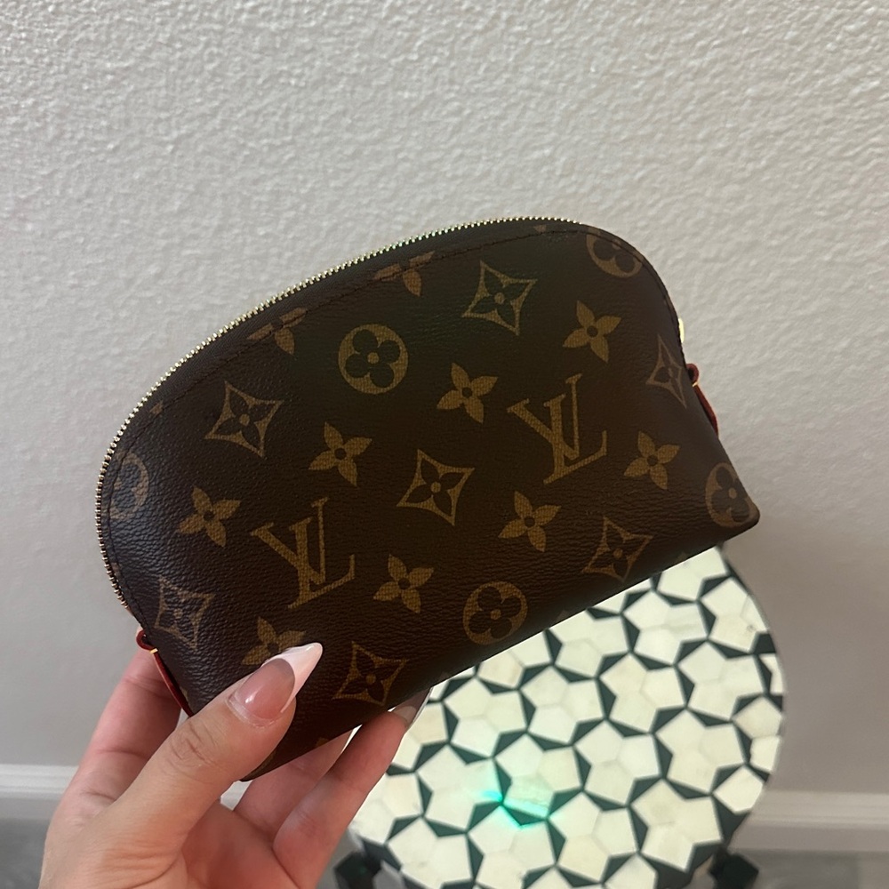 Louis Vuitton Dark Brown Monogram Makeup Bag